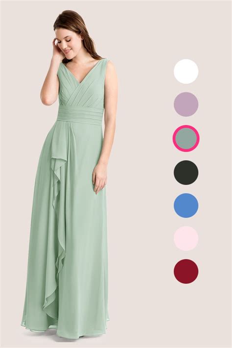 Julianna Is A Floor Length Style With An A Line Cut Made With Chiffon