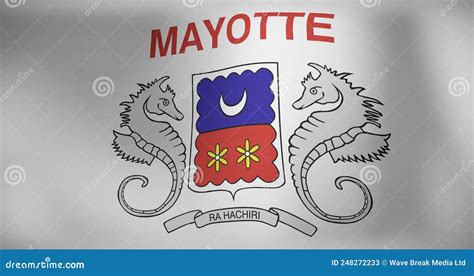 Flag Of Mayotte Brush Strokes Flag Mayotte Of France On Transparent