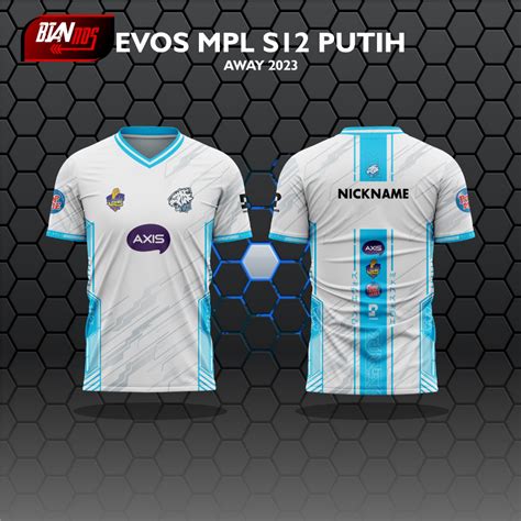 Jual Jersey Game Evos Mpl Season Away Full Printing Gratis