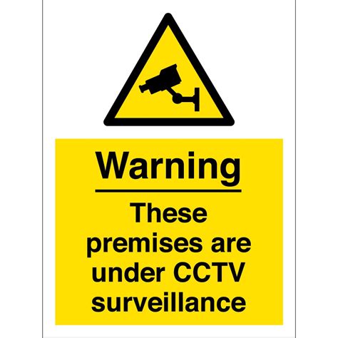 These Premises Are Under Cctv Surveillance Signs From Key Signs Uk