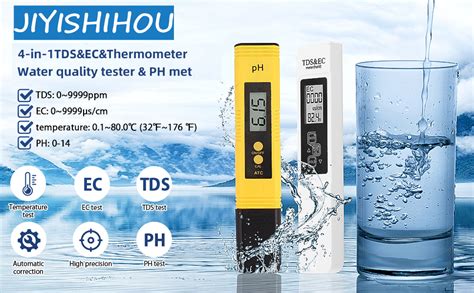 Jiyishihou Digital Ph And Tds Meter Combo Ph Meter Ph High