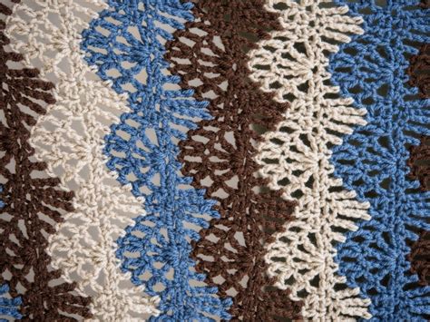 Ripple Lace Afghan Crochet Pattern By Crafting Friends Designs