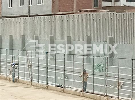 Cerco Tipo Uni Sede Lima L Deres En Prefabricados De Concreto En