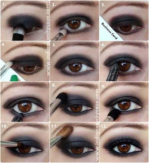 How To Apply Smokey Eyeshadow Step By Step With Pictures