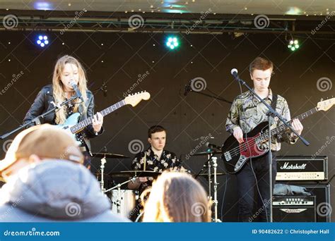 High Wycombe England 1st April 2017 Performers On Stage At Free