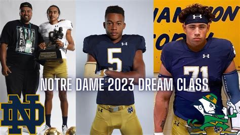 Notre Dame Fighting Irish 2023 Dream Class Win Big Sports