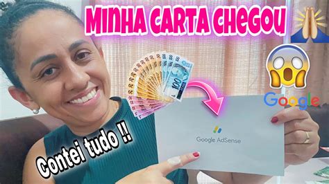 Minha Carta Do Google Adsense Chegouquanto Demorou Para Chegar