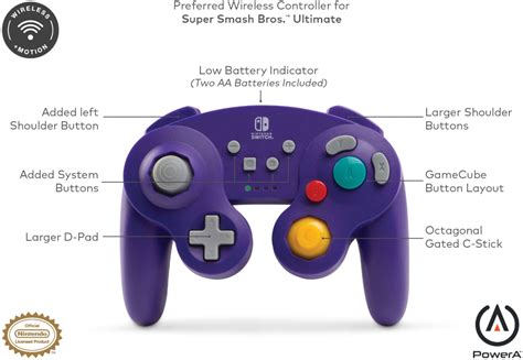 Best Buy Powera Gamecube Style Wireless Controller For Nintendo Switch