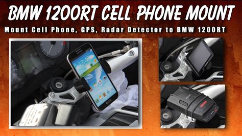 Bmw 1200rt And 1150rt Motorcycle Cell Phone Gps And Radar Detector Mount