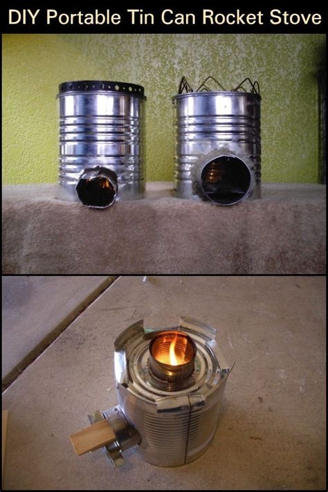 Diy Portable Tin Can Rocket Stove Are You Planning Your Next Camping Trip Why Not Make Your Own