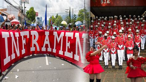 Banda Inframen En El Desfile De Las Fiestas Patrias De El Salvador