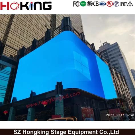 D Wall Panel Outdoor P Naked Eye High Brightness Advertising Waterproof LED Video Display