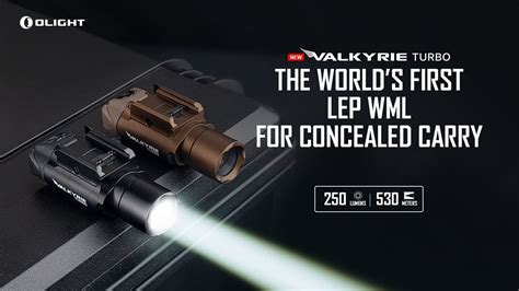 Olight Valkyrie Turbo WORLDS FIRST COMPACT LEP WML FOR CONCEALED