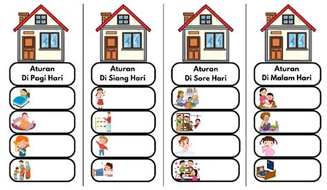 contoh aturan  rumah membangun disiplin keluarga