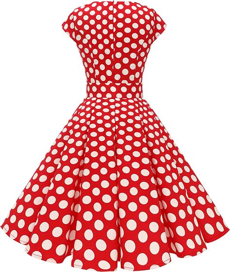 Dressystar Women Vintage S Retro Rockabilly Prom Dresses Cap Sleeve