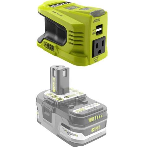 RYOBI 150-Watt Powered Inverter Generator 18-V 2 USB