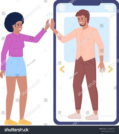 Achieving Target Audience On Social Media Stock Vector (Royalty Free