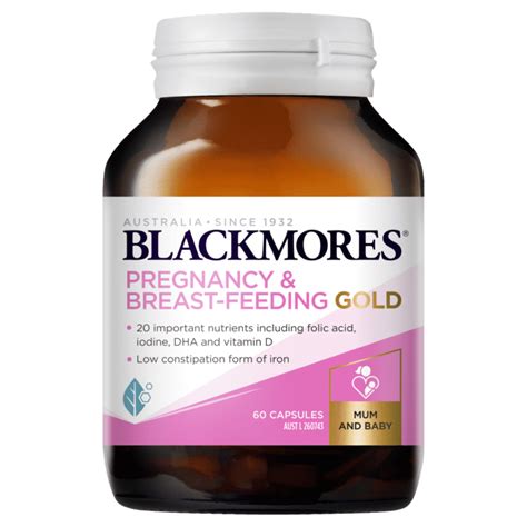 Blackmores Pregnancy Breastfeeding Gold Capsules Discount Chemist