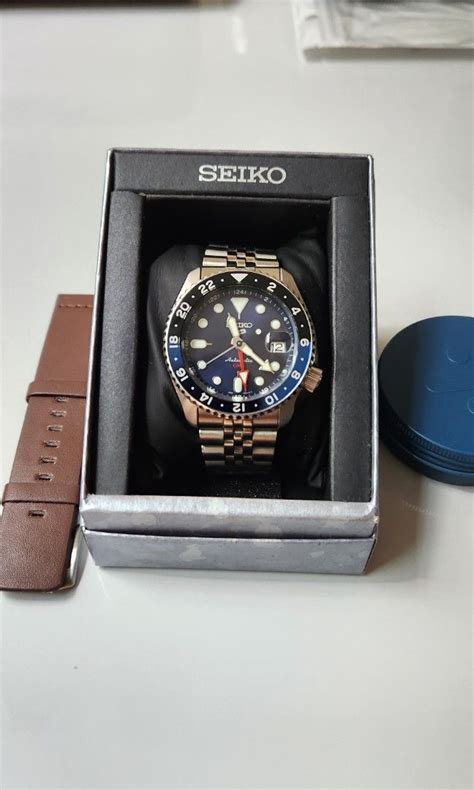 Seiko 5 GMT Blueberry SSK003 SSK003K1 Men S Fashion Watches