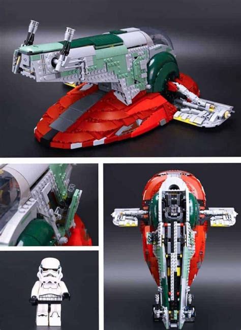 Star Wars Mandalorian Slave Ucs Ship Boba Fett Pcs Building