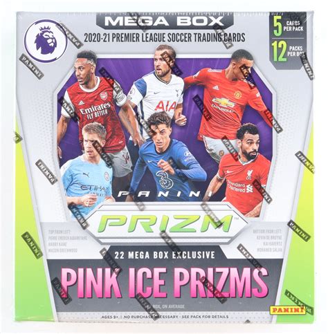 2020 21 Panini Prizm Premier League EPL Soccer Mega Box With 12 Packs