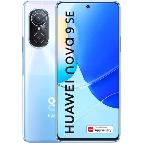 Telefon Mobil Huawei Nova 9 SE 128GB Dual SIM Crystal Blue Klap