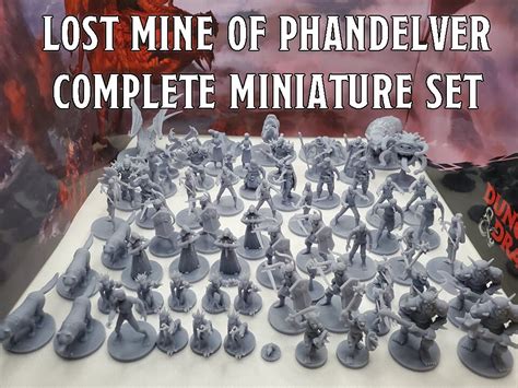 D D Lost Mines Of Phandelver Complete Miniatures Set 121 Etsy Canada