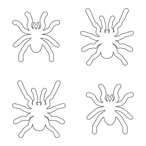 Free Printable Spider Template | Printable Templates Free