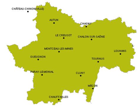 71 Saône-et-Loire - Plan - Voyages - Cartes