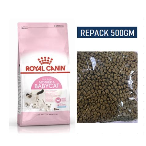 Repack 500gm Mother Baby Royal Canin Cat Kitten Food Makanan Utk