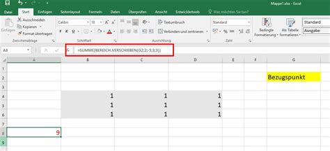 Excel Bereich Verschieben Funktion Mit Beispiel Erkl Rt