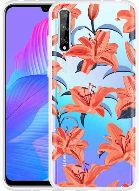 Hoesje Geschikt Voor Huawei P Smart S Flowers Bol