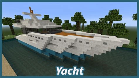 Minecraft Tutorial How To Build A Yacht Youtube