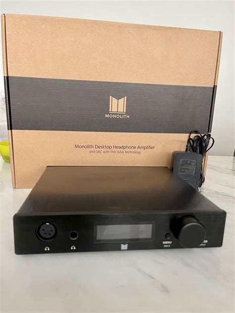 Monolith By Monoprice Desktop Balanced Headphone Amp Amplifier And Dac