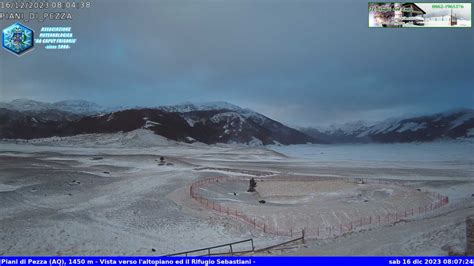 Maltempo La Neve Imbianca LAppennino Abruzzese Bufera Con Raffiche