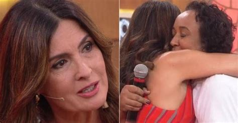 Fátima Bernardes chora depoimento da mãe de uma das vítimas da