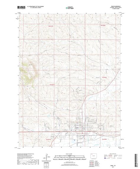 Craig Colorado US Topo Map – MyTopo Map Store