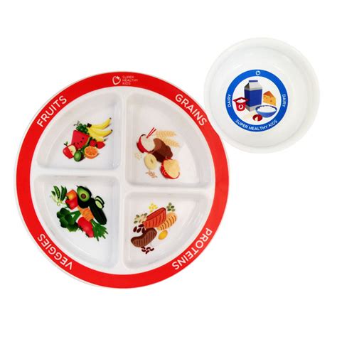 MyPlate Kids Plate & Bowl Set | Health Edco