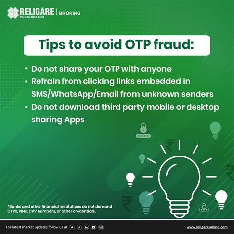 Religare Broking On Twitter The Cases Of Frauds Through Otp Are