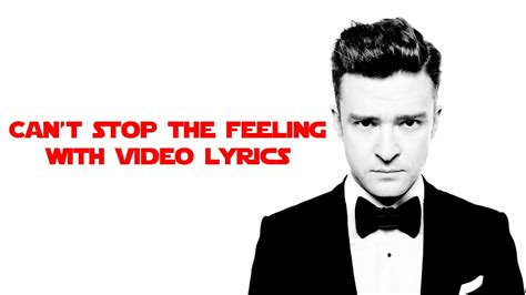 Justin Timberlake Can T Stop The Feeling With Lyrics Youtube