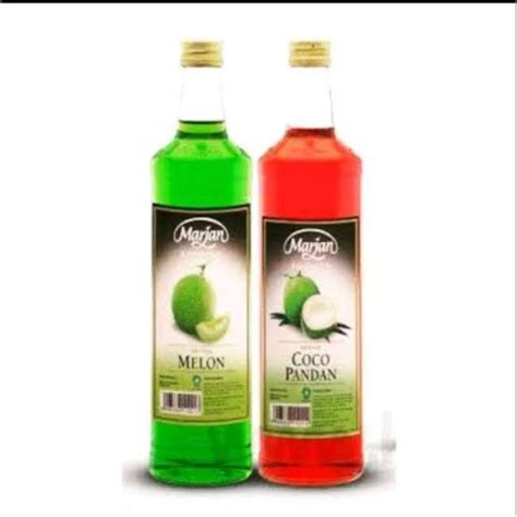 Jual Sirup Marjan Cocopandan Dan Melon Ml Dus Isi Botol