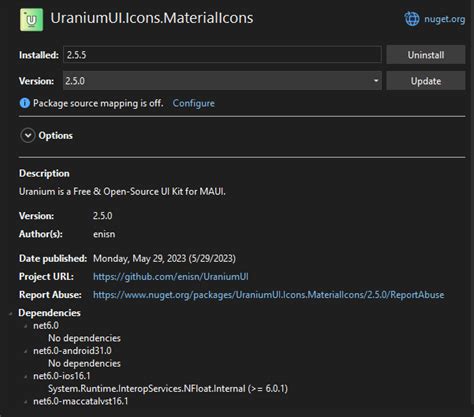 Updating UraniumUI Icons MaterialIcons To 2 5 5 Crashes App In Android