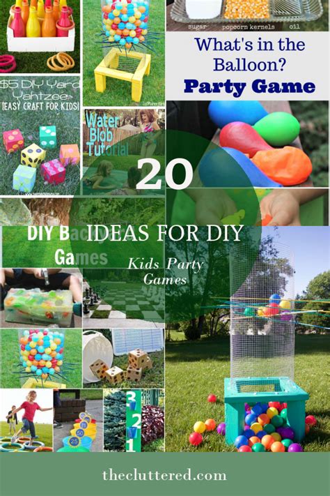 20 Ideas for Diy Kids Party Games - Home, Family, Style and Art Ideas