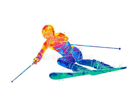 Slalom Stock Illustrations – 3,398 Slalom Stock Illustrations, Vectors ...