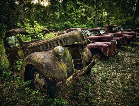 The faded beauty of abandoned cars across Europe and the US | Abandoned ...