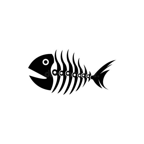 Fishbone Logo Vector Stock Vector Illustration Of Aqua 255772493