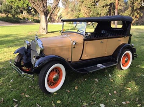 Ford Model A Touring Garvins Garage Picture Cars For Rent