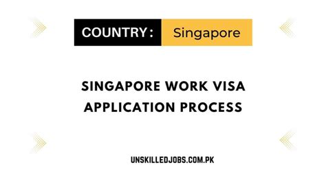 Singapore Work Visa Application Process Visit Now