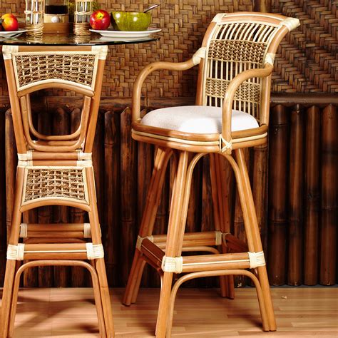 Spice Islands Swivel Stool Wicker Bar Stools Swivel Bar Stools Bar