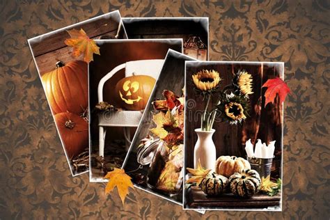 Vintage Autumn Postcards Stock Photos - Download 66 Royalty Free Photos